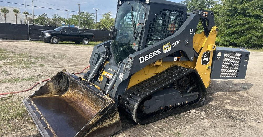 John Deere 317G compact track loader — delivered same-day in Jacksonville